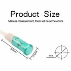 5pcs Signal Lamp Panel Mounting Neon Indicator Dc 12v 24v 10mm Guiding Light