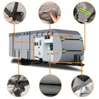 8 Layers Top Camper Cover Windproof Travel Trailer Rv Cover Fit 22  To 24 