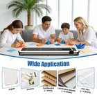 Paper Trimmer Heavy Duty Guillotine Paper Cutter 36  Cut Length Rotary Trimmer