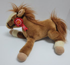 Lot Of 4 Wells Fargo Horse Pony Stuffed Plush Snowflake Mack Nellie Mike Read