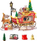 Rolife Festive Reindeer Express Christmas Diy Miniature House Kit Toy Xmas Gifts