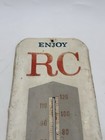 Vtg Rc Cola Metal Thermometer 1940s 50s  enjoy Rc  25  Display Only As Is