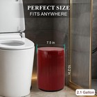 Small Round Trash Can With Pop-up Lid 2 1 Gallon Wastebasket For Bathroom