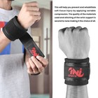 Gym Wrist Wraps Brace Weight Lifting Training Gym Straps Support Bar Grips Sport