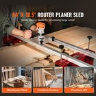 Router Sled Adjustable Wood Slab Flattening Mill Router Jig 64  Length