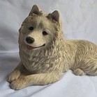 Sandicast Samoyed Resin Dog Figurine Collectible Sculpture 