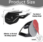 24 Pack Adhesive Hat Hooks For Wall   hat Rack For Baseball Caps  Hat Hangers For