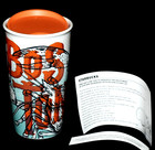Htf Starbucks 2017 Orange Boston W lobster Double Wall Travel Mug   Tumbler New