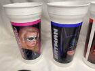 1997 Batman   Robin Movie Taco Bell Collectible Cups Complete Set Of 5 W Lids