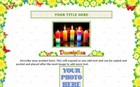 Auction Template Butterflies   Daisies Design Border Yellow Green Free Shipping
