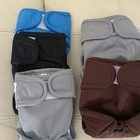 4 New Male Female Washable Small Dog Diapers   1 Euc