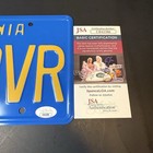 Cheech And Chong Signed Up In Smoke Muf Dvr License Plate Autographed Comedians