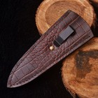 Leather Sheath For Straight Fixed Blade Knife Up To 6   blade Double Edge Dagger