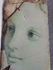 Sid Dickens Vintage  angelic Boy  Renaissance Face Memory Block Wall Tile Art