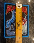 Blucifer Embroidered Patch 3x4   Hook Fastener 
