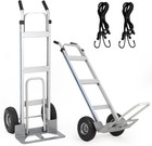 Heavy Duty Hand Truck Dolly 600 Lbs Capacity 2 Large Wheels Furniture Moving Car