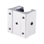 4x Sbr20uu 20mm Aluminum Open Linear Motion Bearing Slide Unit For Linear Rail