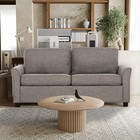 Convertible Sleeper Sofa Couch With Usb Ports  Modern Living Room Furniture Full