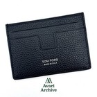 Tom Ford Centurion Black Full Grain Leather Cardholder Amex Gift