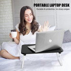 Foldable Laptop Table Stand Lap Sofa Bed Tray Computer Notebook Desk Adjustable