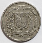 1939 Dominican Republic 5 Centavos - Raw - Key Date - Nice Coin