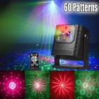 60 Patterns Dj Disco Party Stage Light Laser Projector Led Rgb Ktv Show Lighting
