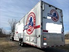 2007 International 4300 Flatbed   34    Enclosed Gooseneck Command Center Trailer