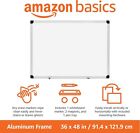 Magnetic Dry Erase Whiteboard  36 X 48-inch  Aluminum Frame  Silver white