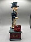 Vintage Uncle Sam Cast Iron Mechanical Bank