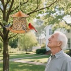 Metal Bird Feeders For Outdoors Hanging  Weather Resistant Wild Bird Feeder