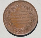 Society Montyon And Franklin  1833  Bronze Medal