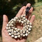 Goddess Kali Nar Mund Mala Rosary Carved Skull 108 1 Prayer Beads 8mm Size 40  