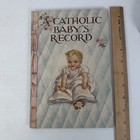 1945 A Catholic Baby s Record Unused Vintage Baby Memory Book Baptism Keepsake