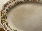 Mount Clemens 1930   s Floral Pattern Serving Platter   11 5 X 8 5  