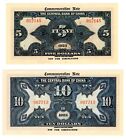 China 180 And 180a Central Bank Of China  Endorsed Reprints In Folder      51001