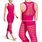 Adidas Stella Mccartney Yoga Warp Bodysuit Onesie Gym One Piece Berry Pink