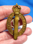 Ww2 Royal Corps Of Signals Bi Metal Cap Badge British Military Regiment