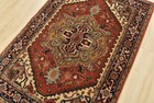 Heriz Serapi Rug 3   11    X 5   10    Red Wool Tribal Hand-knotted Oriental Carpet