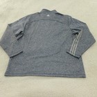Adidas Sweater Mens Xl 1 4 Zip Pullover Gray Long Sleeve Outdoor Golf Heathered