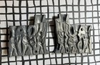 Vintage 1930s Rapaport Bros Junior Caster Lead Toy Soldier Lot Of 2 Molds Rare   