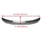 Rear Trunk Spoiler For 2014-2024 Infiniti Q50 Carbon Fiber Painted Psm Style