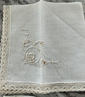 Vintage Ladies Handkerchief Lot Tagged Fine Quality Val Lace