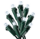 Celebrations Blue Led Micro 5mm Cool White 100 Ct String Christmas Lights 24 5ft