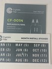 Crystala Filter Cf-001n 3 Pack W1029537a Refrigerator Water Filter New