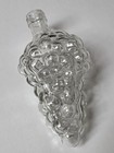 Vintage Clear Glass Grape Cluster Bottle 25cl