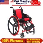 Comfort Lightweight Wheelchair Foldable Manual Chair For Seniors Adults From Us