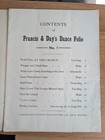 Vintage Sheet Music Francis And Days Dance Folio No 1 With Eleven Piano Songs