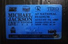 1993 Michael Jackson Dangerous World Tour Thailand Concert Ticket Card Mega Rare