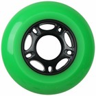 Outdoor Inline Skate Wheels 76mm   80mm 89a Green Hilo Set Rollerblade Hockey
