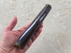 Vintage Veined Translucent Cherry Red  Olive Amber Catalin Bakelite Rod 333